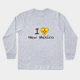 I Love New Mexico Kids Long Sleeve T-Shirt